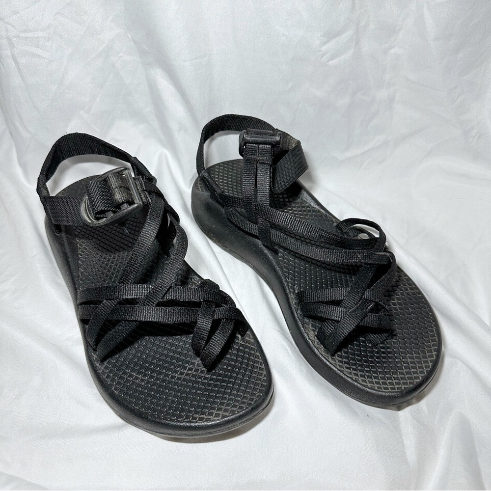 Chaco X2 Sport Sandals Double Strap with Toe Strap -Size 6 Women’s - Black